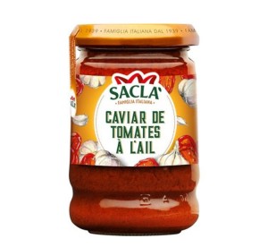 Sauce Caviar de tomates à l'ail 190gr | Saclà