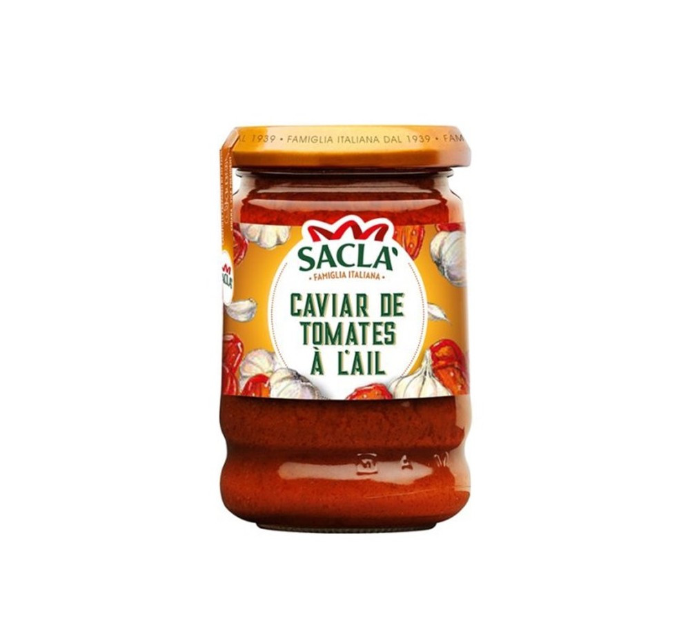 Sauce Caviar de tomates à l'ail 190gr | Saclà
