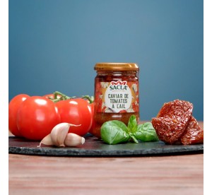 Sauce Caviar de tomates à l'ail 190gr | Saclà