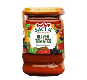Sauce Tomates & Olives 190g – Recette italienne Saclà