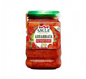 Sauce Arrabbiata aux tomates séchées bio 190gr | Saclà