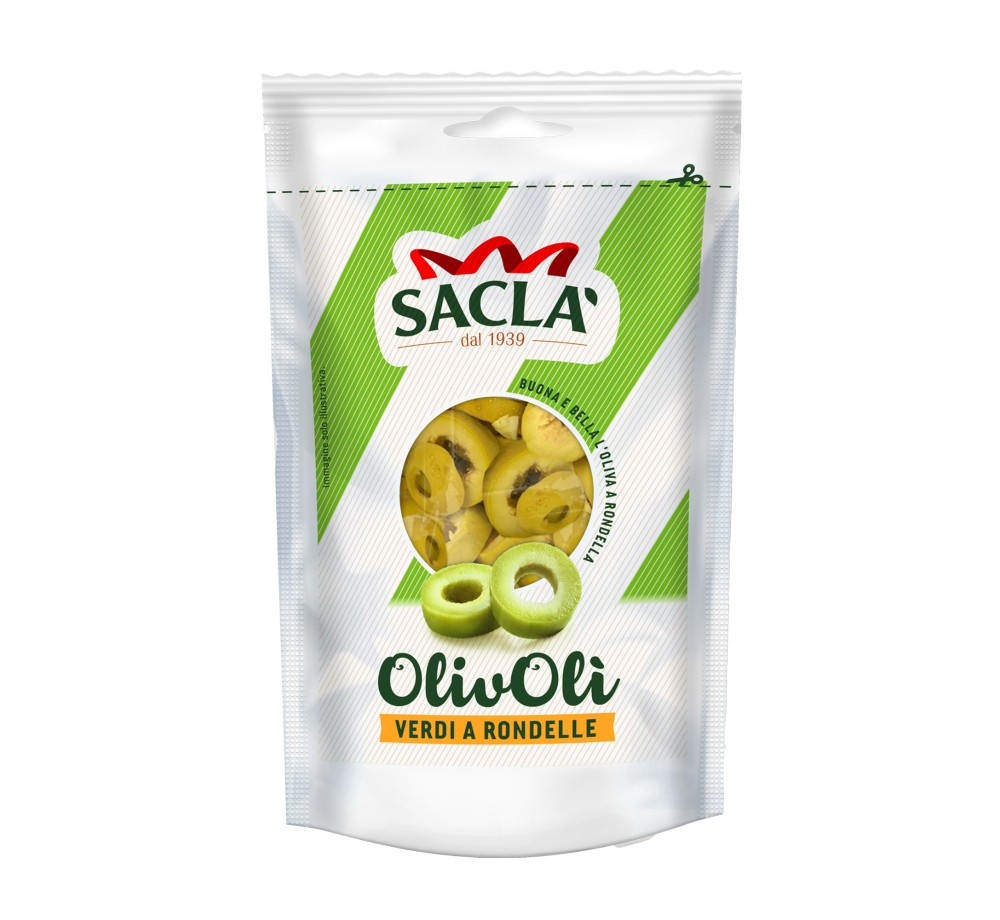 Olives vertes en rondelle 185gr