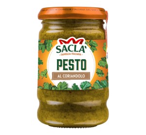 Pesto coriandre Saclà 190g - Saveur fraîche et audacieuse