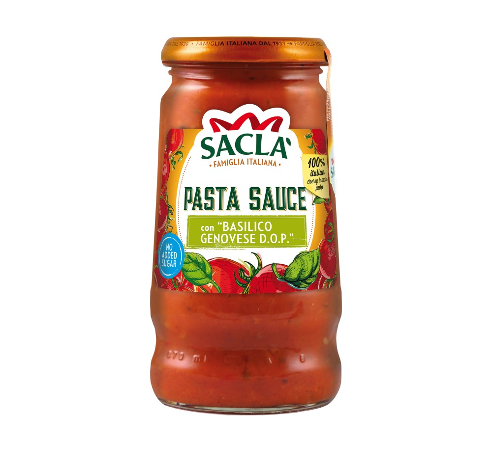 Sauce de tomates au basilico Genovese AOP 290gr