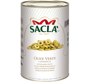Olives vertes en rondelle au naturel 4.1 kg