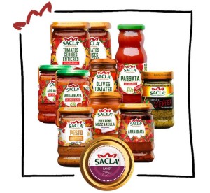 Sauce Pour Pâtes Aux Poivrons Et Aubergines - F.lli Saclà S.p.A