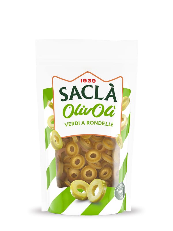 Olives vertes en rondelles — 185g
