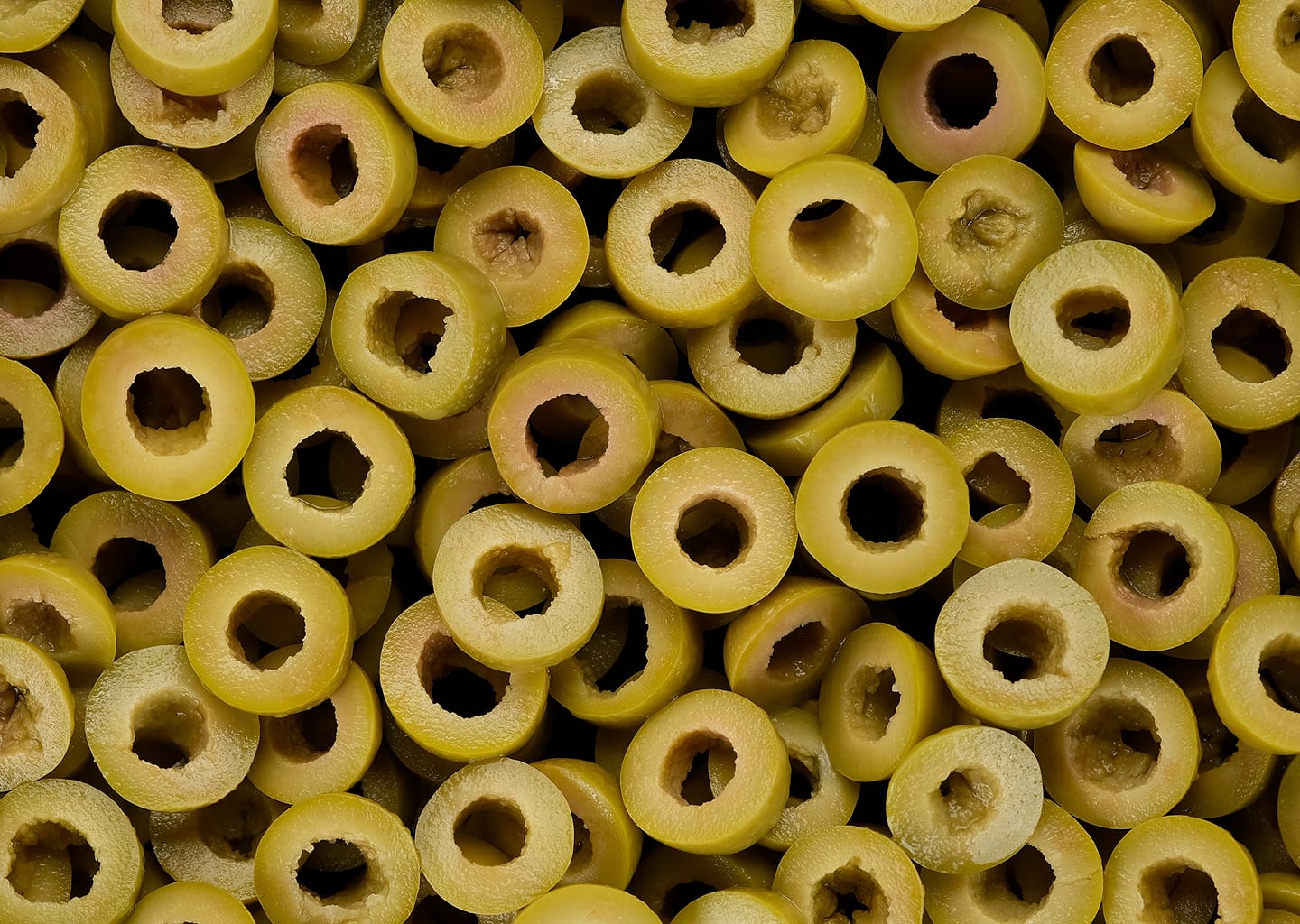 Olives vertes en rondelles