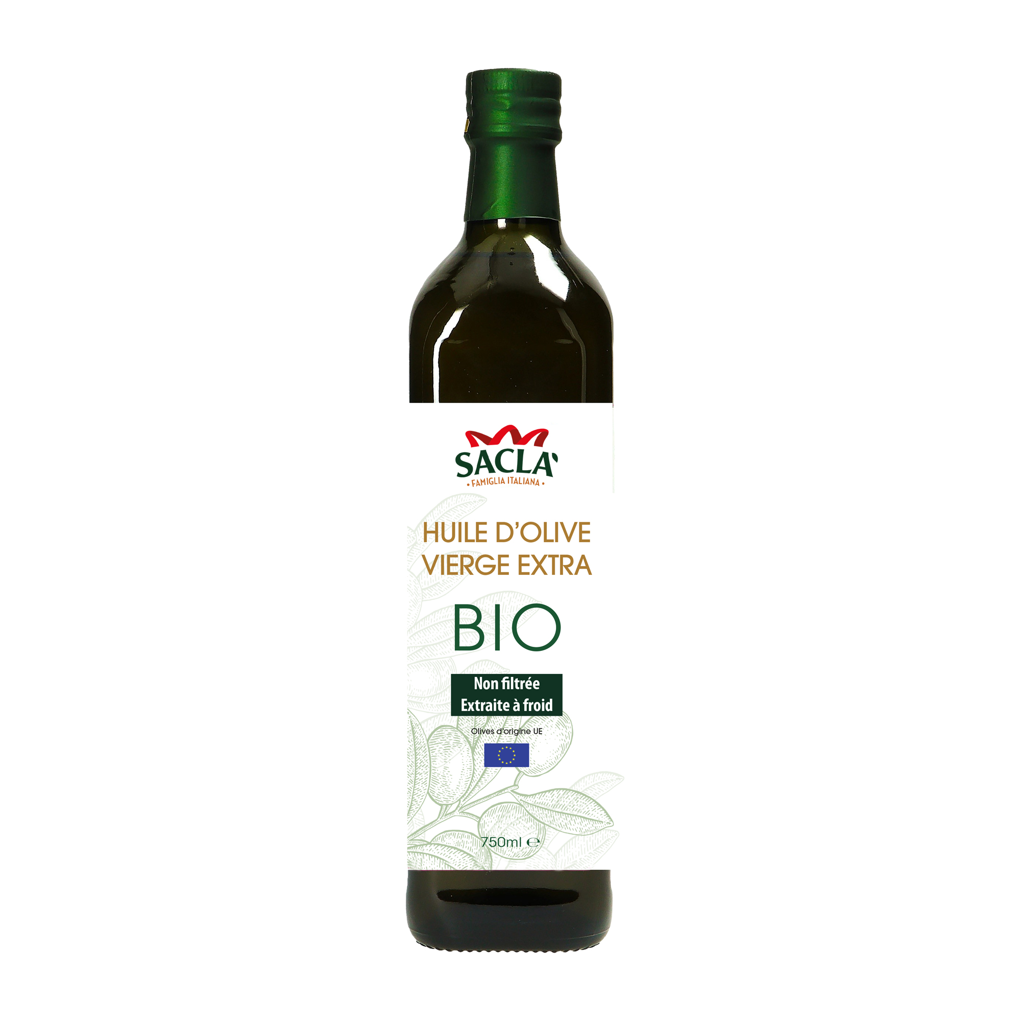 Huile d’olive vierge extra UE Bio — 750ml