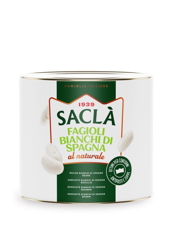 Haricots  blancs d’Espagne au naturel — 2.5kg