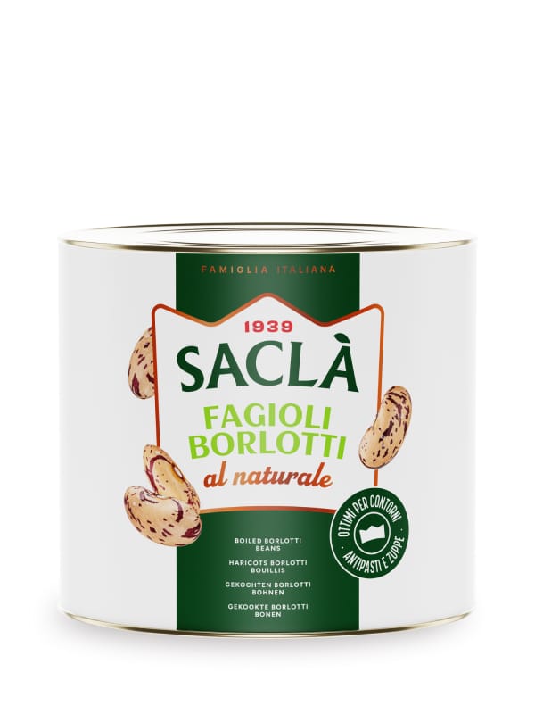 Haricots  Borlotti au naturel — 2,5kg