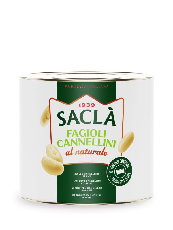 Haricots  cannellini au naturel — 2,5kg