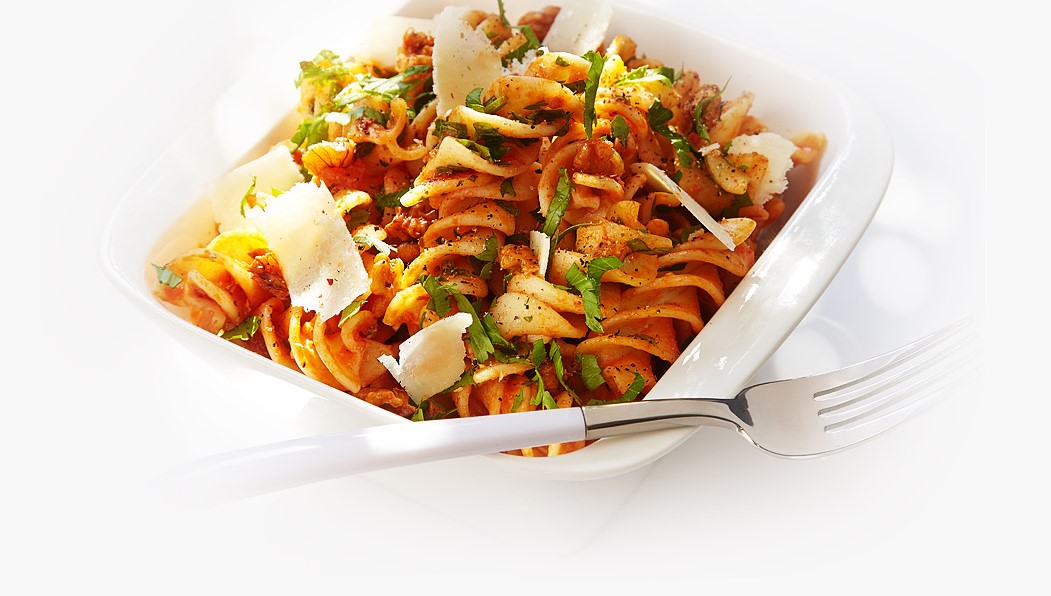 Fusilloni au gorgonzola et aux noix