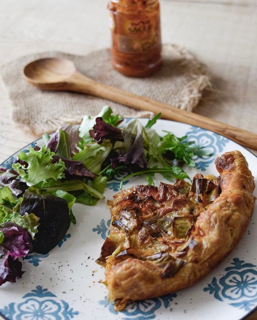 Tarte aux poireaux