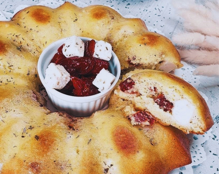 Cake feta et tomates séchées