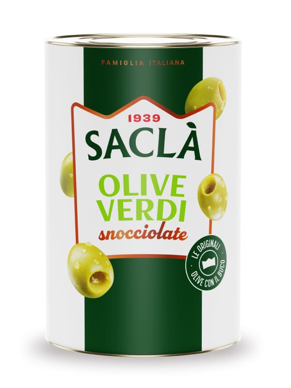 Olives vertes  dénoyautées — 4,1kg