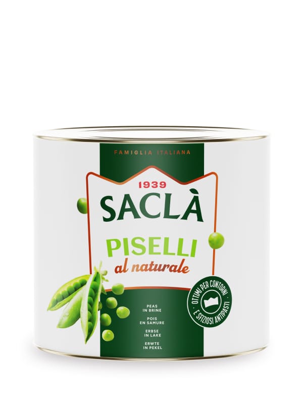 Petits pois  fins au naturel — 2,5kg
